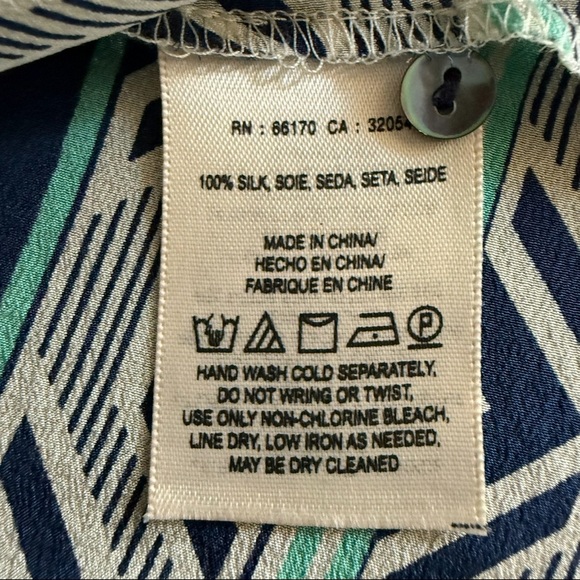 Anthropologie Vanessa Virginia Finn Silk Sleeveless Top Size Small - Picture 10 of 10